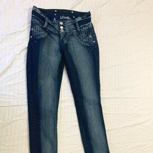 🫐🫐🫐 LA BONITA WOMENS JEANS SKINNY SIZE 3 🫐🫐🫐